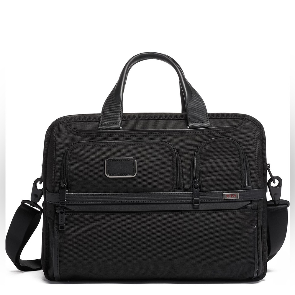Alpha 3 T-Pass® Expandable Laptop Briefcase NWOT
